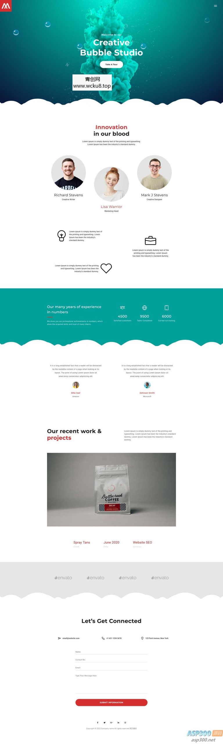 个性创意泡泡工作室网站源码 html5模板网赚项目-副业赚钱-互联网创业-资源整合歪妹网赚