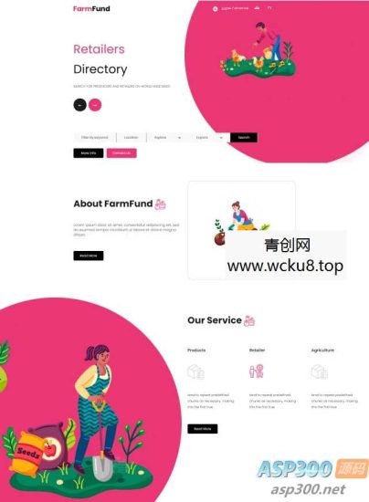 农场牧场养殖类网站源码  HTML5模板网赚项目-副业赚钱-互联网创业-资源整合歪妹网赚