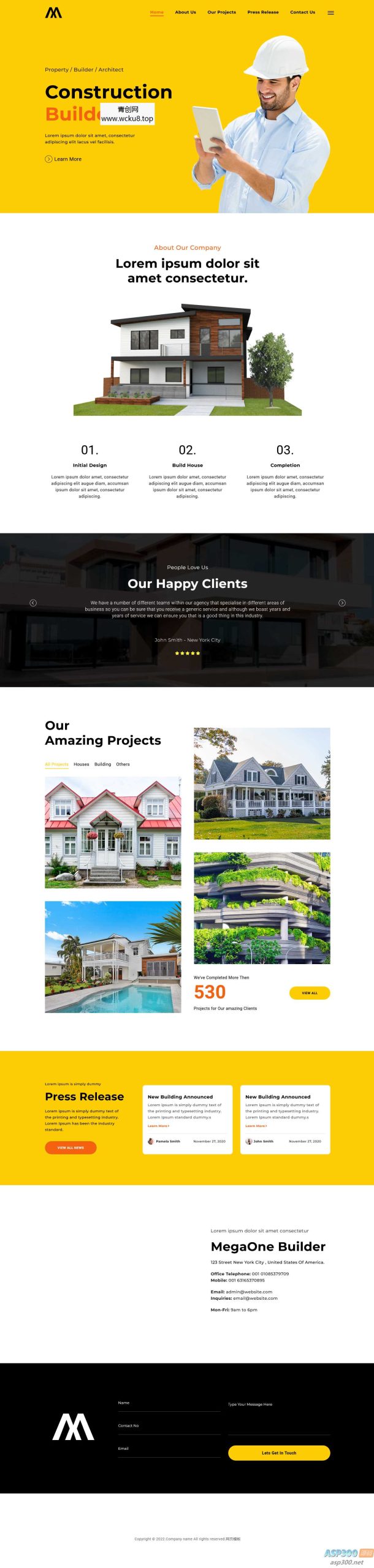 房地产建筑开发商网站源码 html5模板网赚项目-副业赚钱-互联网创业-资源整合歪妹网赚