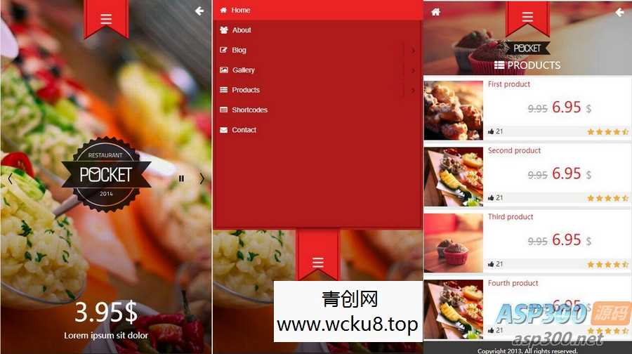 微官网美食订餐HTML5触屏订餐模板源码网赚项目-副业赚钱-互联网创业-资源整合歪妹网赚