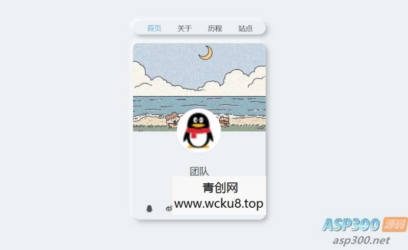 拟态个人引导页源码 HTML源代码网赚项目-副业赚钱-互联网创业-资源整合歪妹网赚