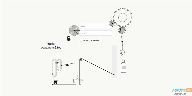 小题大做的动态互动登录页html源码网赚项目-副业赚钱-互联网创业-资源整合歪妹网赚