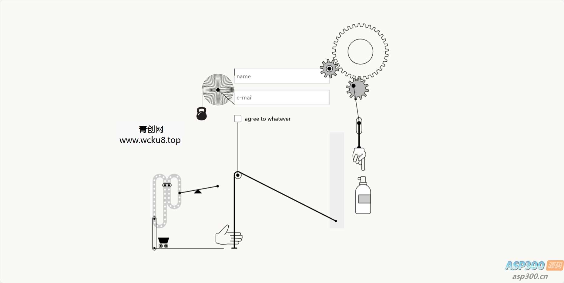 小题大做的动态互动登录页html源码网赚项目-副业赚钱-互联网创业-资源整合歪妹网赚