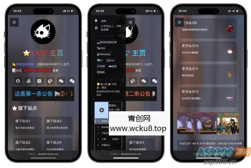 精美导航引导页HTML源码 自适应手机/电脑，无后台网赚项目-副业赚钱-互联网创业-资源整合歪妹网赚