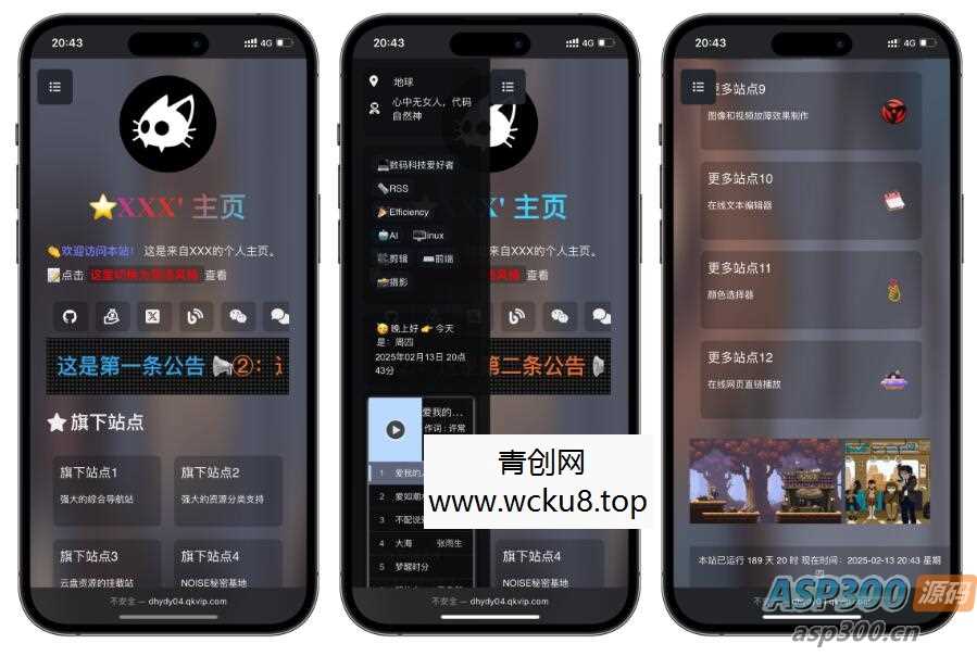 精美导航引导页HTML源码 自适应手机/电脑，无后台网赚项目-副业赚钱-互联网创业-资源整合歪妹网赚