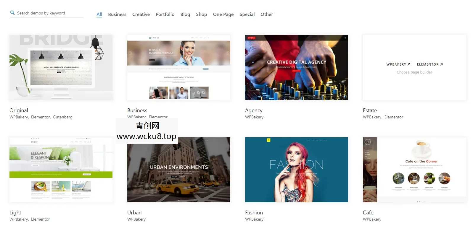 WordPress商城主题Bridge主题 v30.1外贸独立站模板 含demo插件